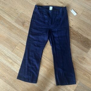 Anthropologie Maeve deep purple cropped pants!! New with tags!